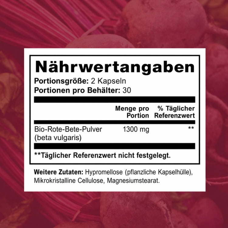 Rote-Beete-Kapseln